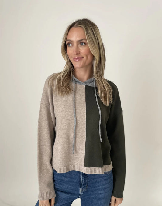 Demi Color Block Hoodie
