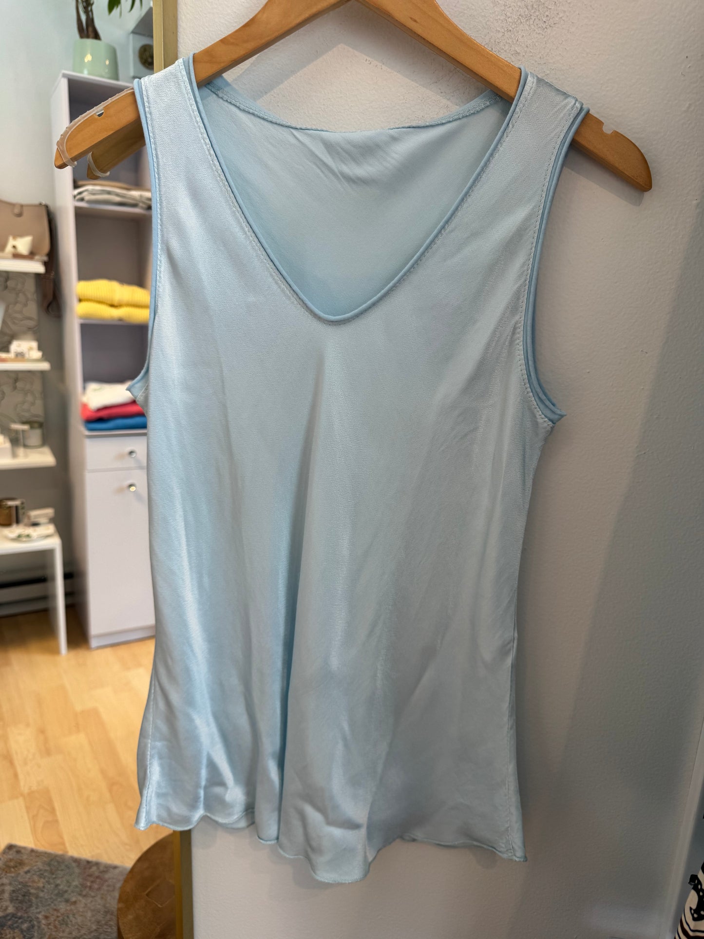 Italy Silk Tank