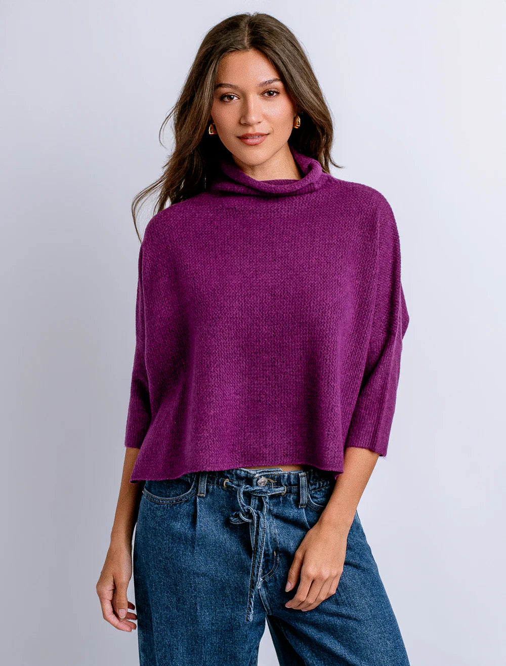 Kerisma Aja London Cropped Turtle Neck Sweater