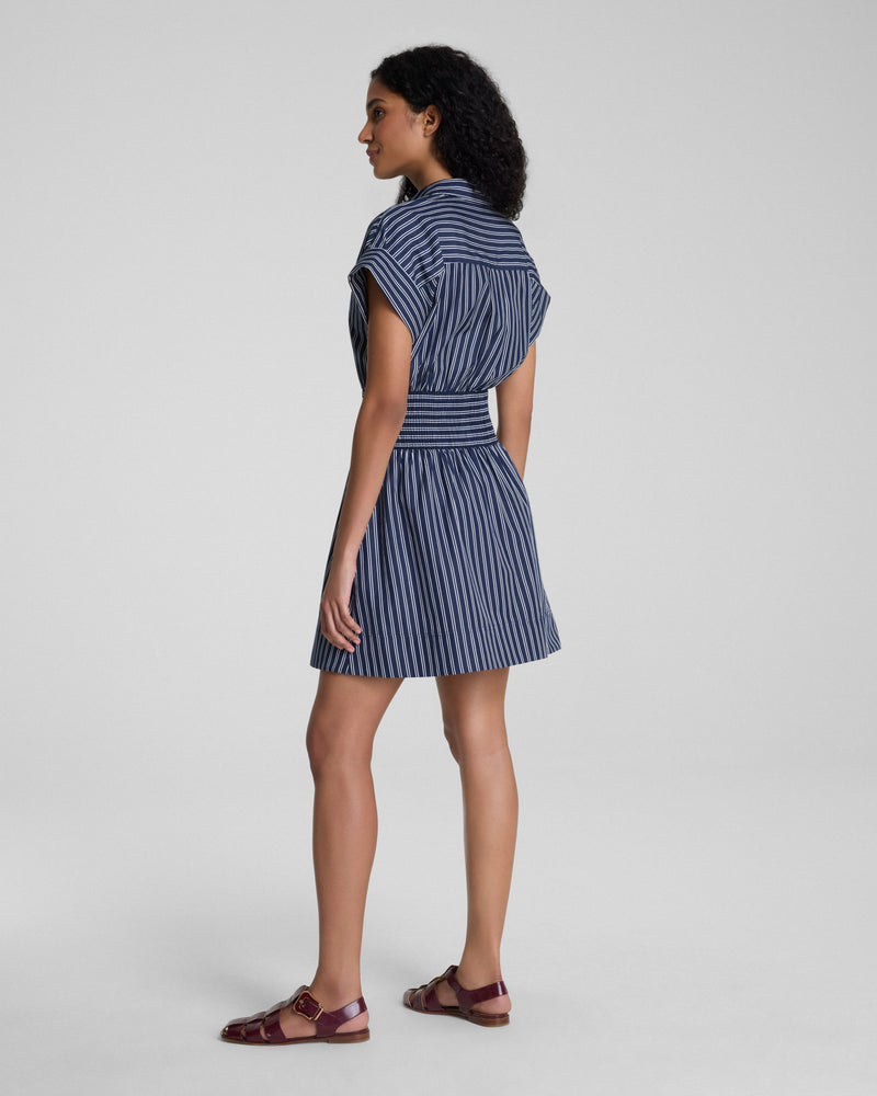 Poplin Mini Shirt Dress