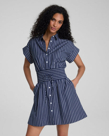 Poplin Mini Shirt Dress
