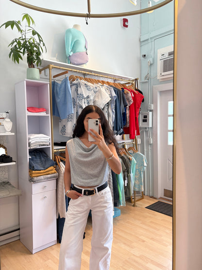 Draped Cowl Neck Tank