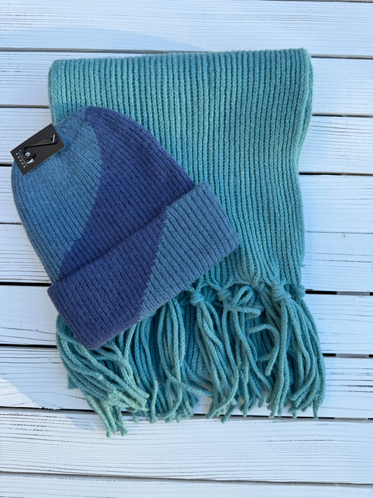 The Blues Winter Hat and Scarf Gift Set