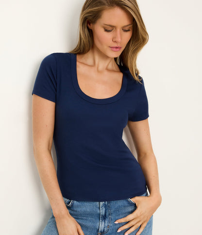 Michael Stars Calla Scoop Neck T-Shirt