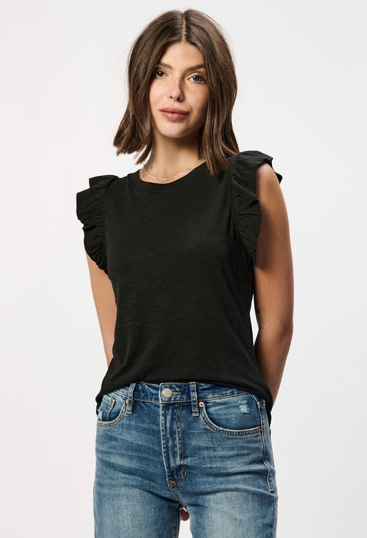 North Ruffle Sleeve Tee