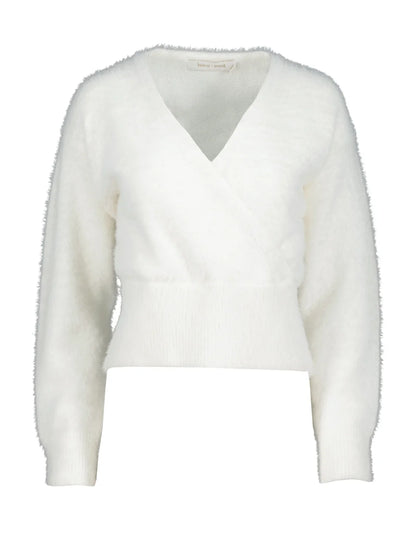 Bishop & Young Fuzzy Surplice Sweater