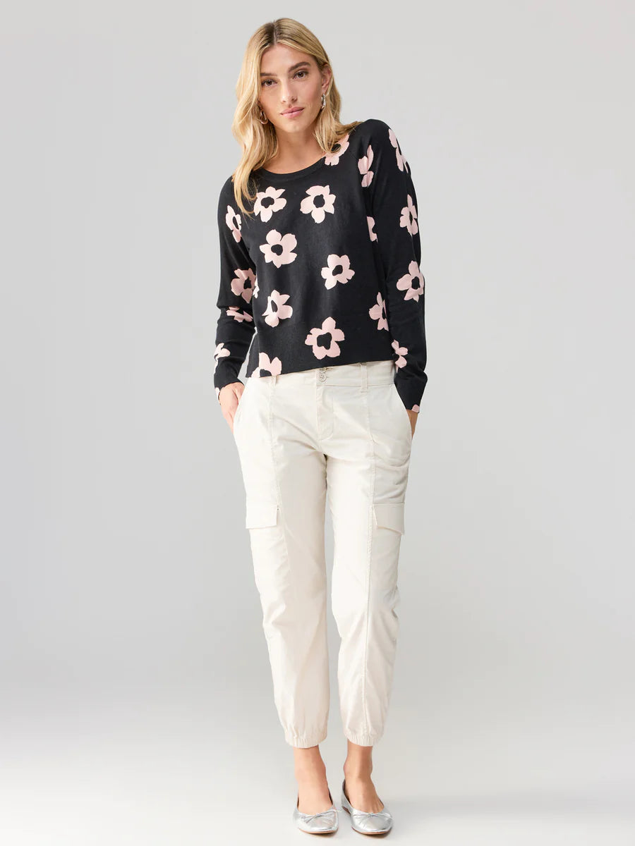 All Day Long Floral Sweater