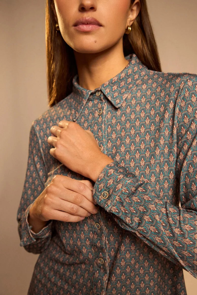Juliane Green Blouse