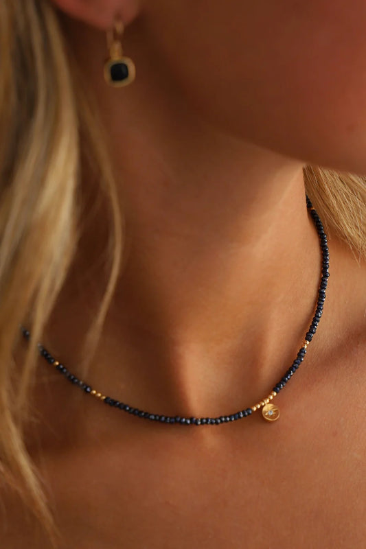 Beaded Medallion Necklace
