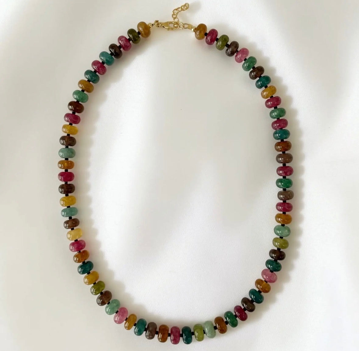 Greer Multi Colored Gemstone Necklace
