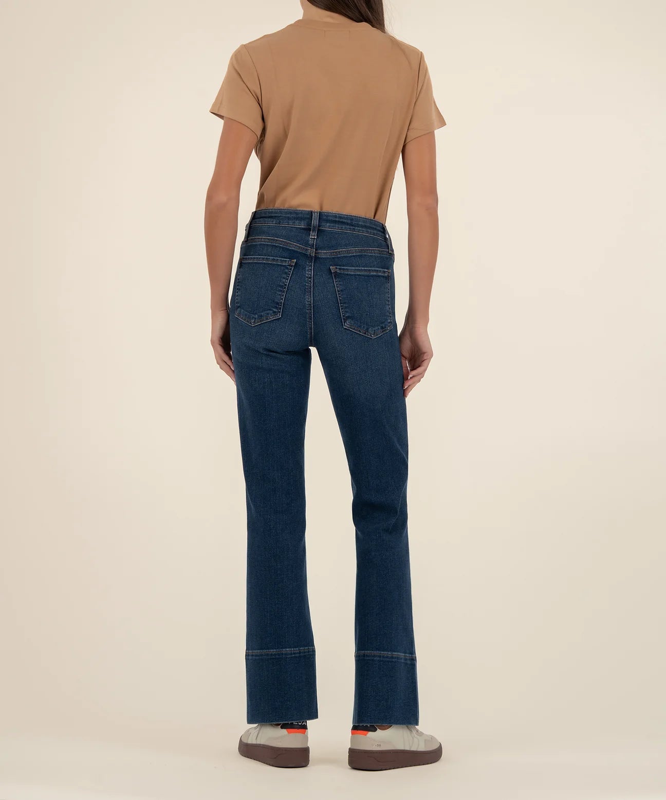 Kut Kelsey High Rise Jeans with Front Seam