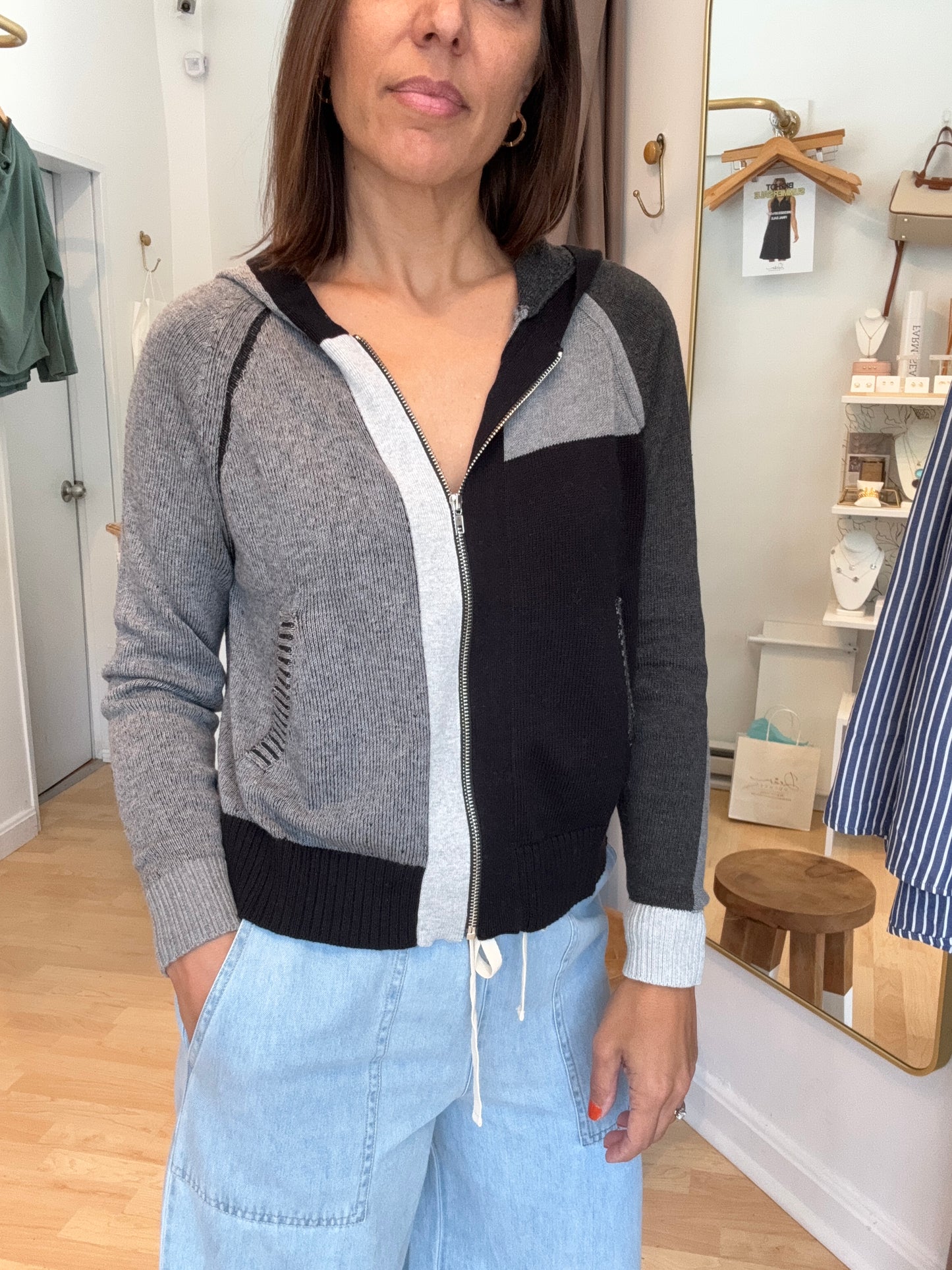 Plaited Zip Hoodie by Zaket & Plover