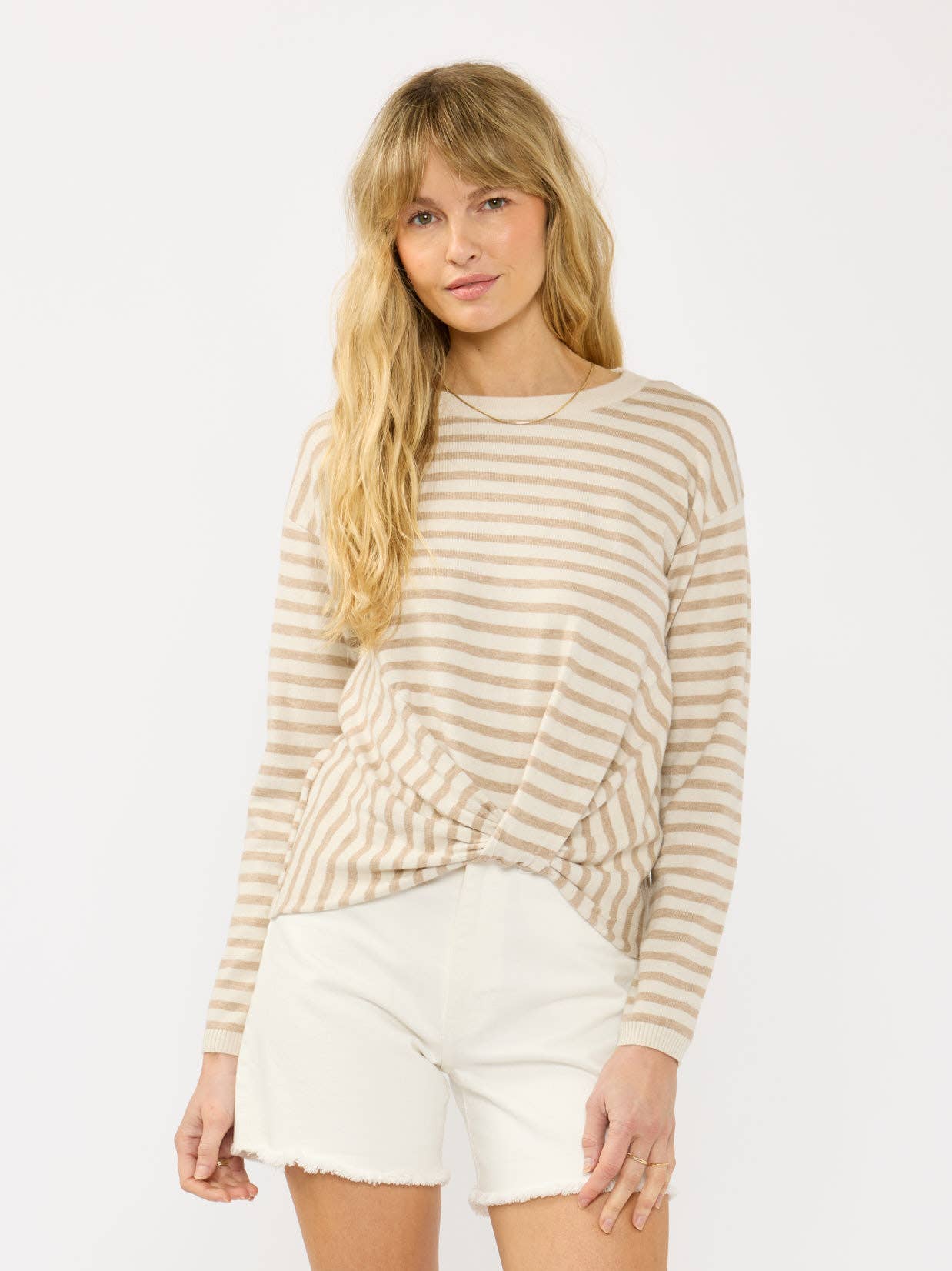Stripe Knot Pullover