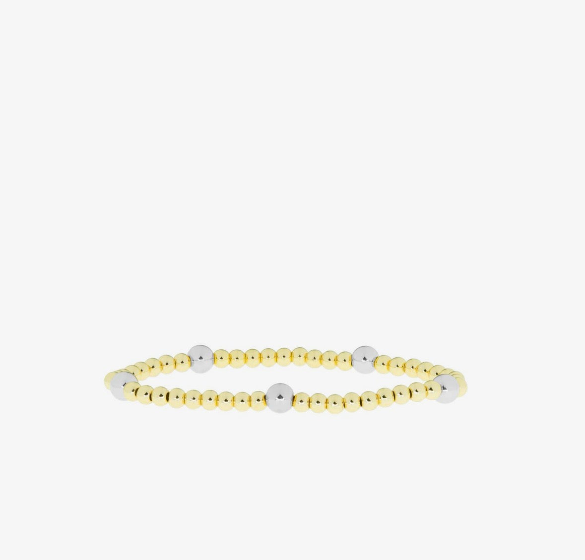 Pattern Beaded Stretch Bracelet