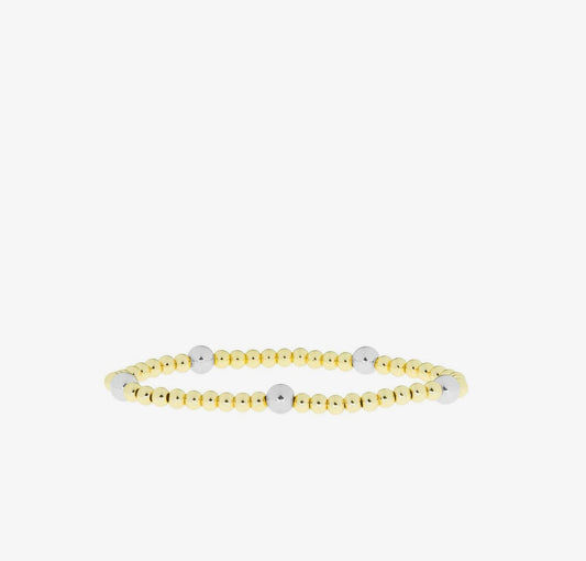 Pattern Beaded Stretch Bracelet