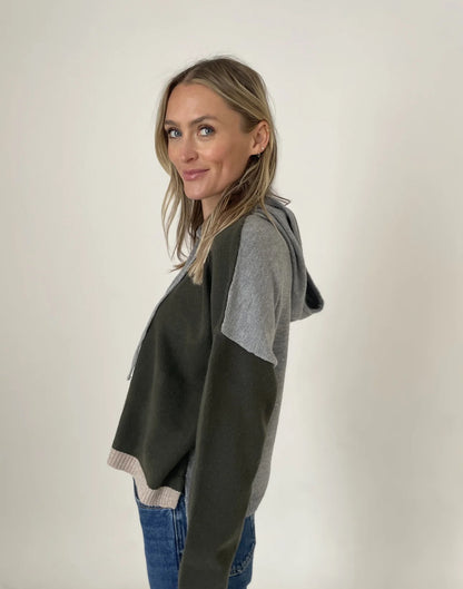 Demi Color Block Hoodie