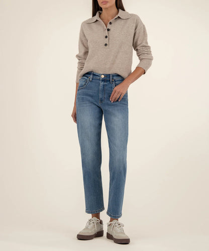 Lilia Button Front Sweater