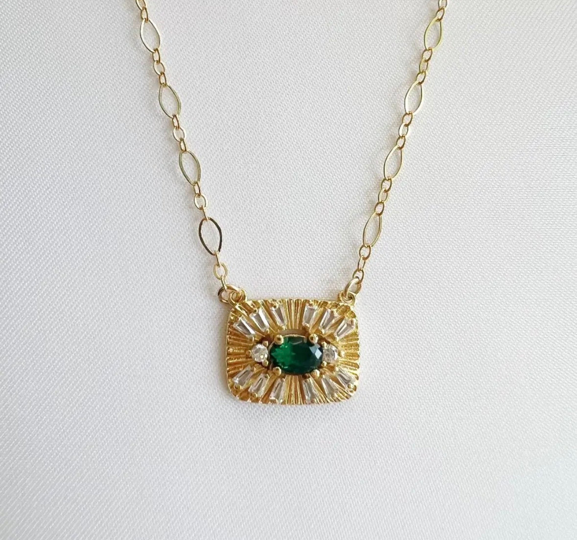 Jade Evil Eye Necklace