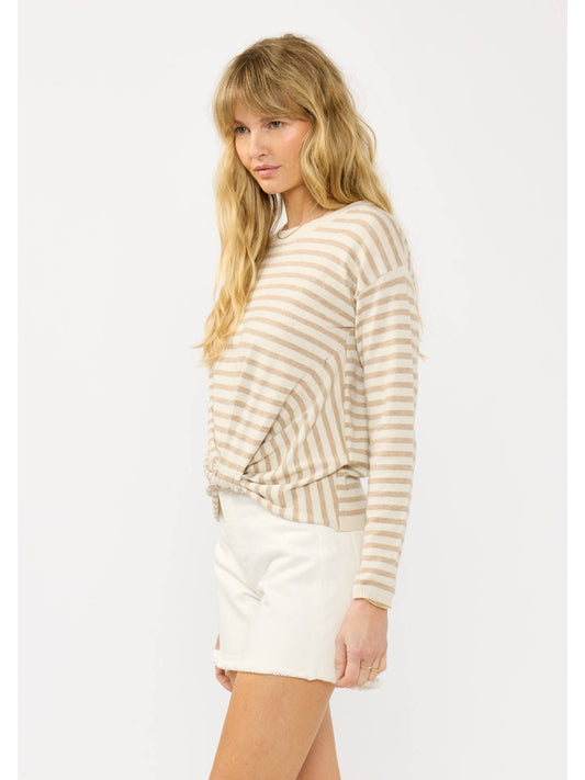 Stripe Knot Pullover