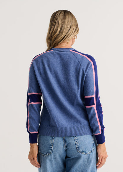 Zaket & Plover Block Sleeve Sweater