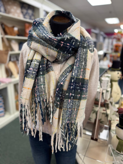 Madras Plaid Scarf