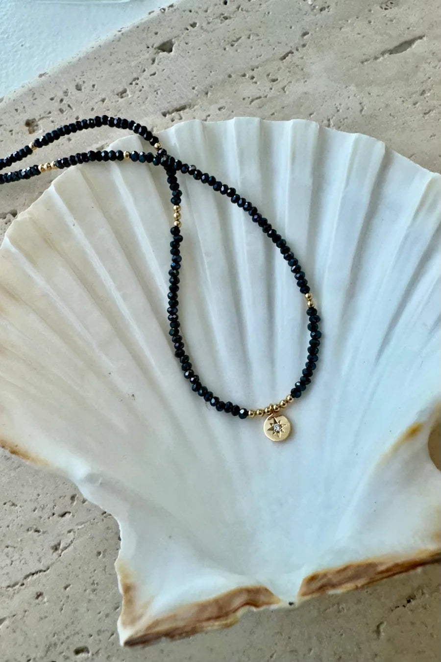 Beaded Medallion Necklace