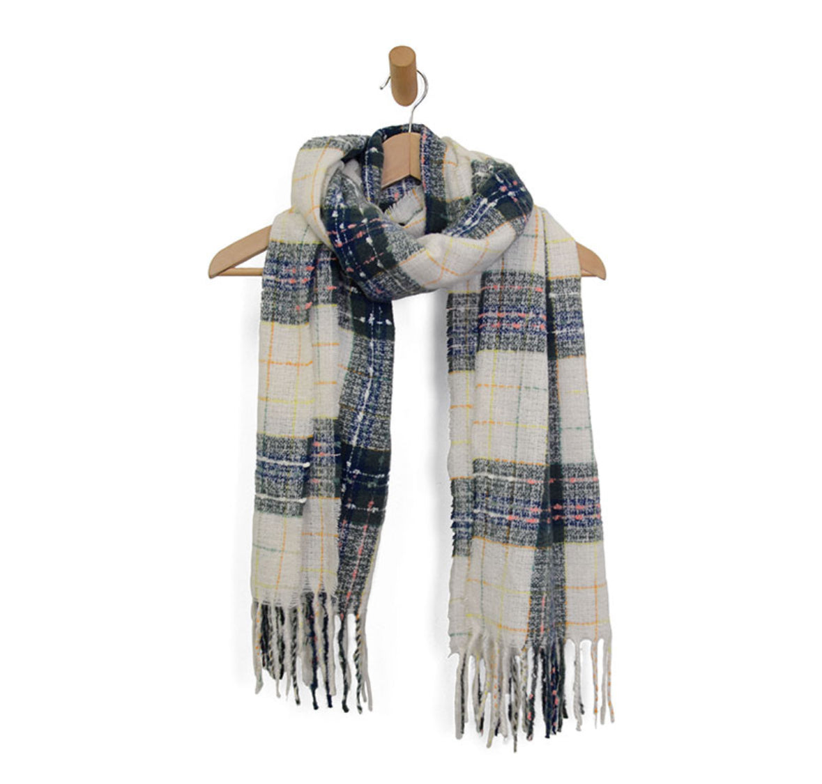 Madras Plaid Scarf
