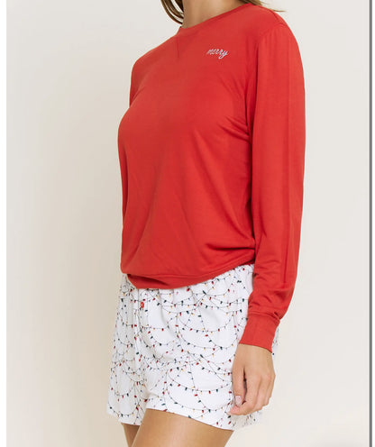 Honeydew Holiday Lights Pajamas