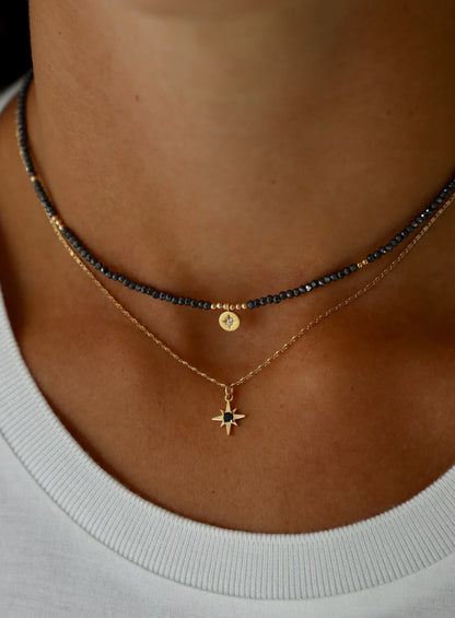 Beaded Medallion Necklace