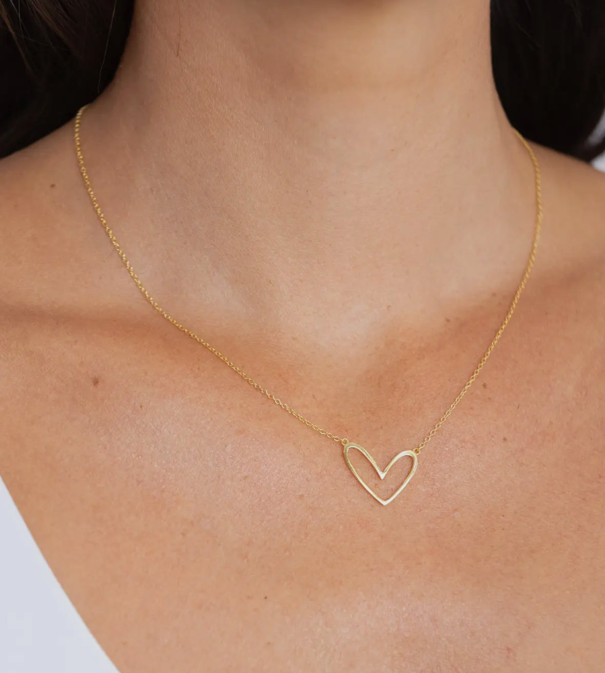 Abigail Open Heart Necklace