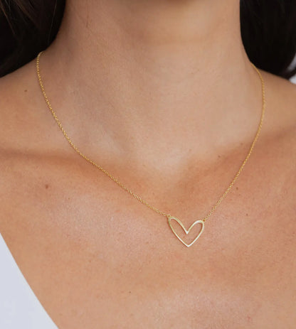 Abigail Open Heart Necklace