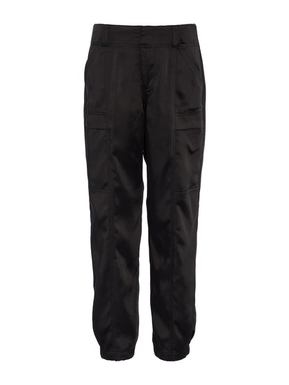 Sphere Satin Black Joggers