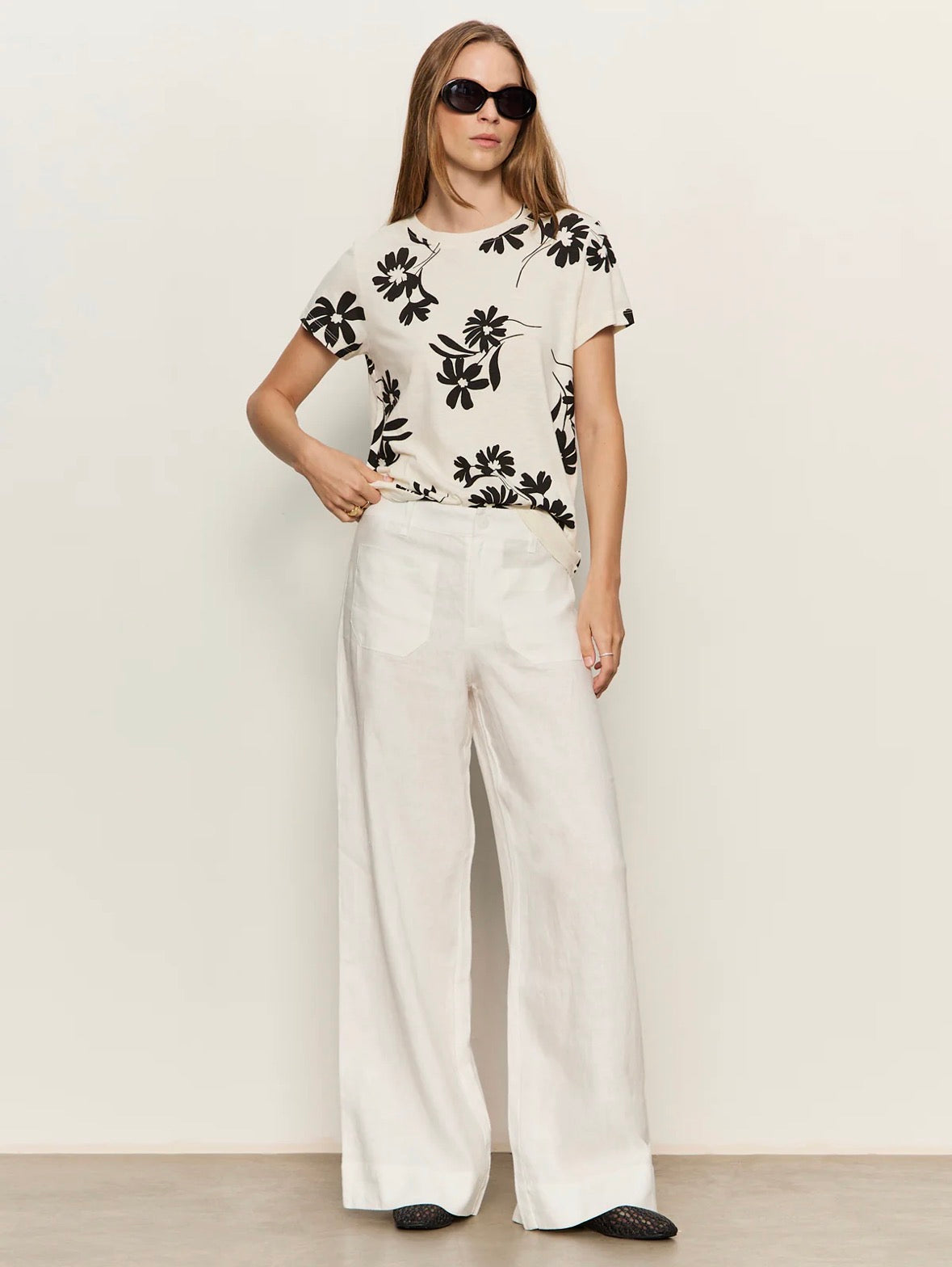 The Perfect Tee Chalk Bloom