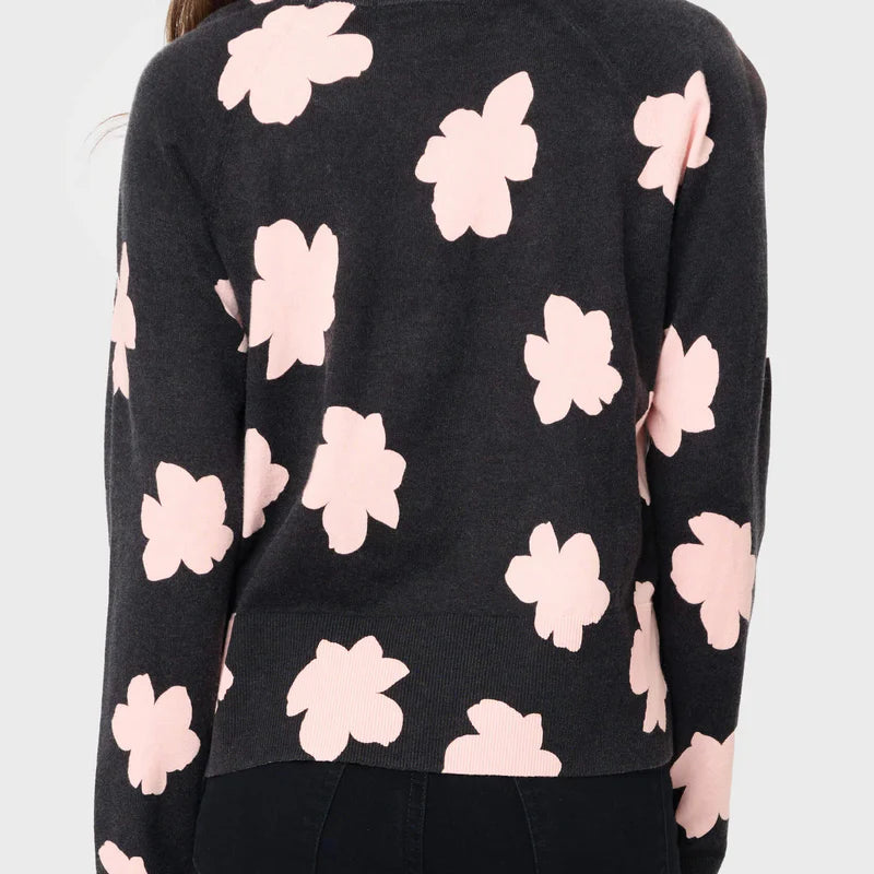 All Day Long Floral Sweater