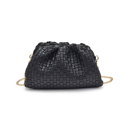 Tate Woven Frame Clutch