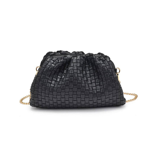 Tate Woven Frame Clutch