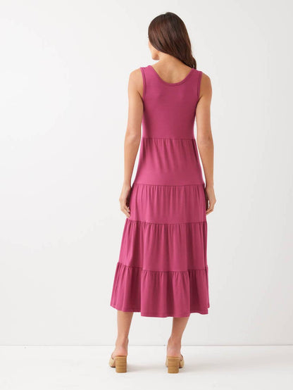 Anywhere Tank Tiered Midi Dress