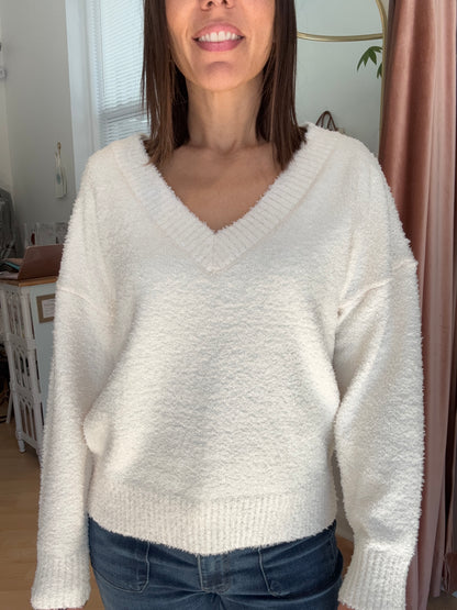 Lecia V-Neck Relaxed Fit Sweater
