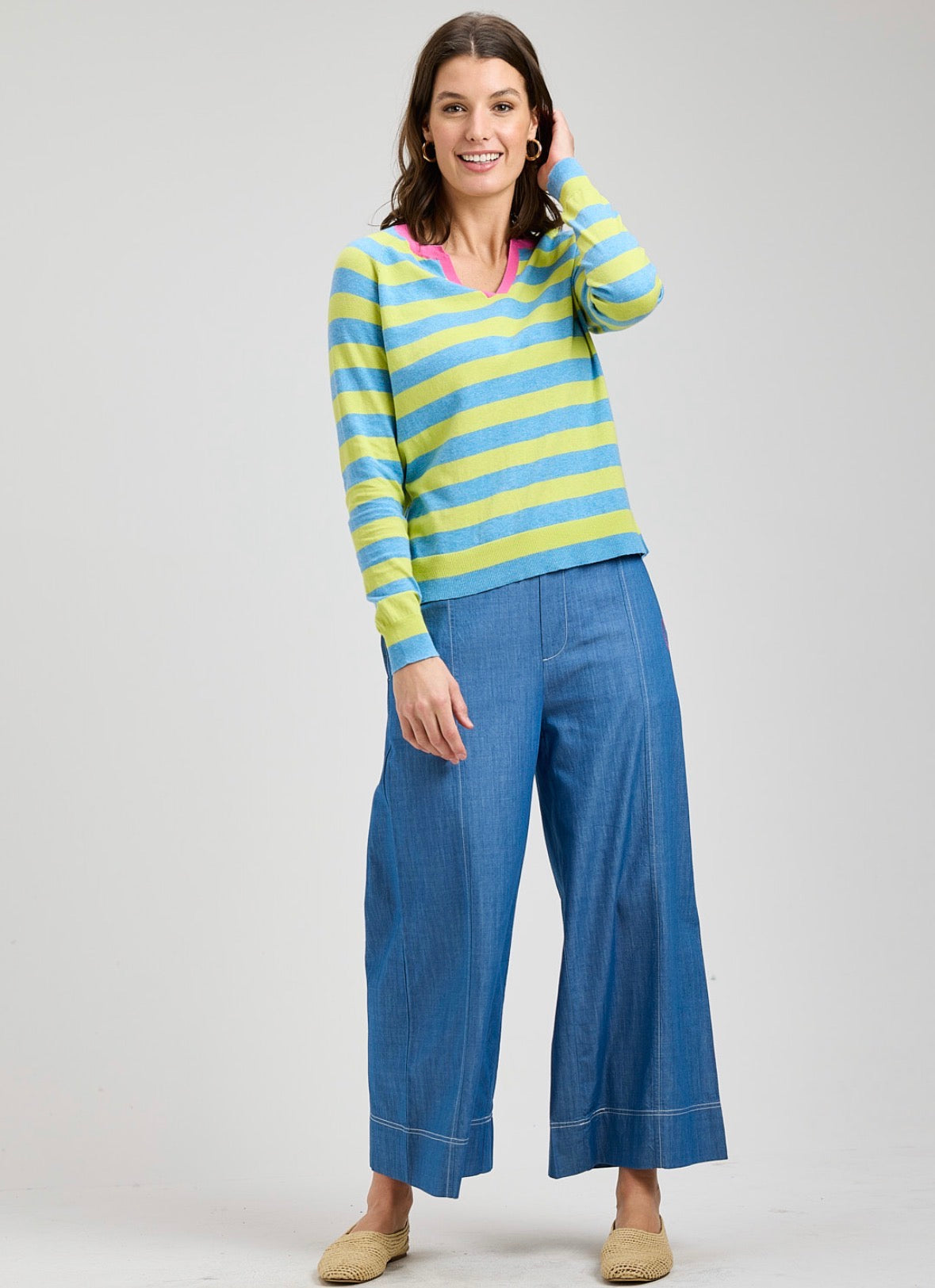 Stripe Henley by Zaket & Plover