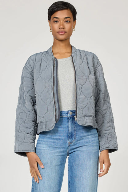 Maverick Cropped Bomber Jacket