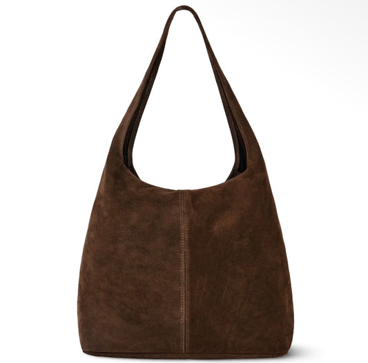 Italian Suede Hobo Bag