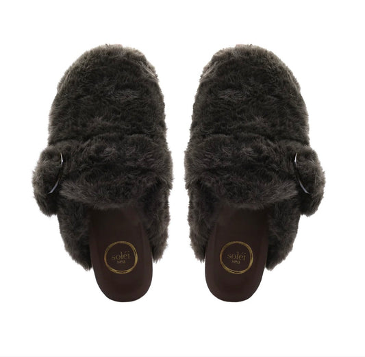 Solei Sea Aspy Faux Fur Clog