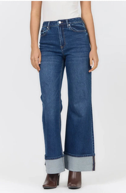 Fiona Wide Cuff Jeans by Dear John