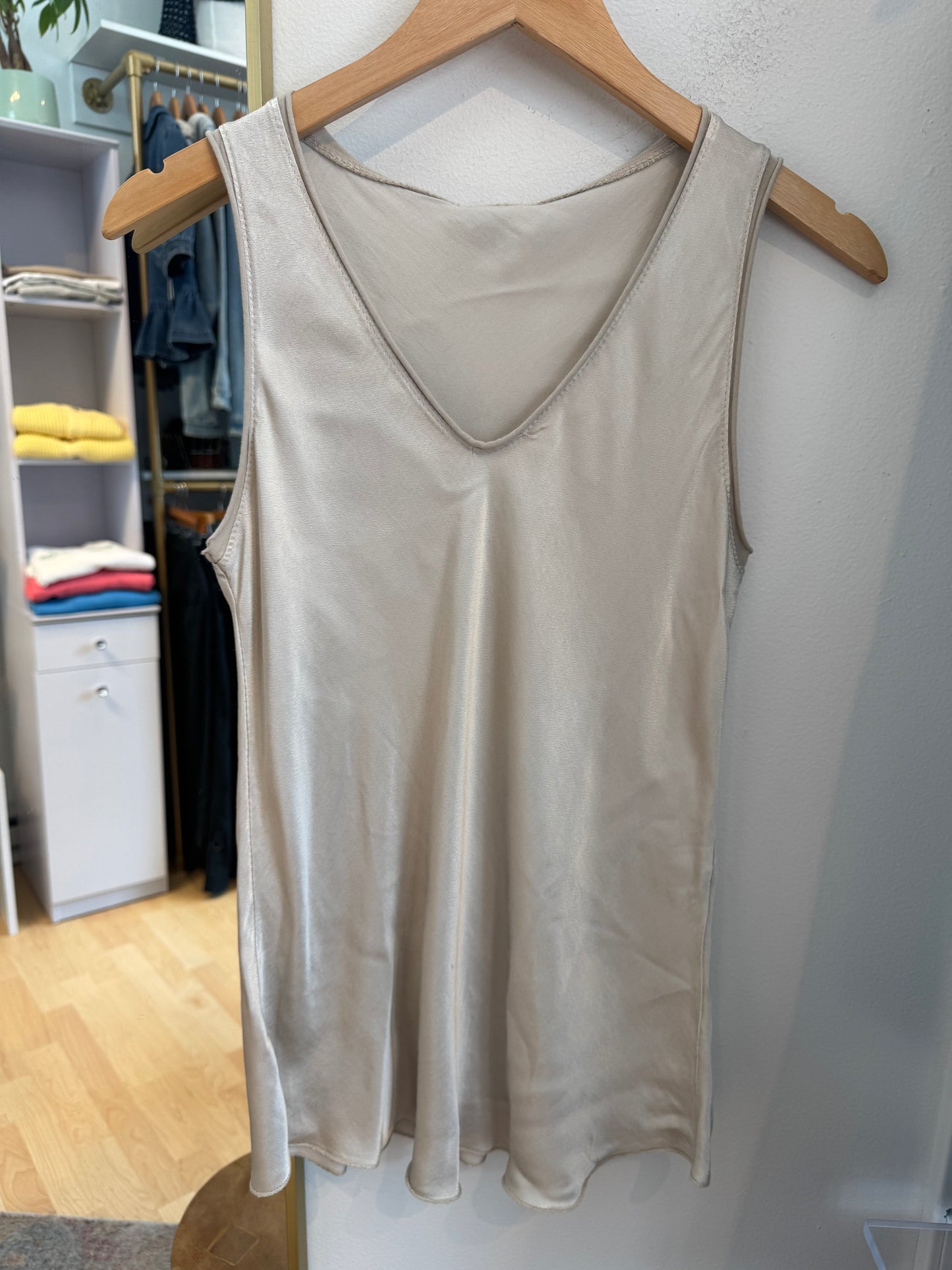 Italy Silk Tank