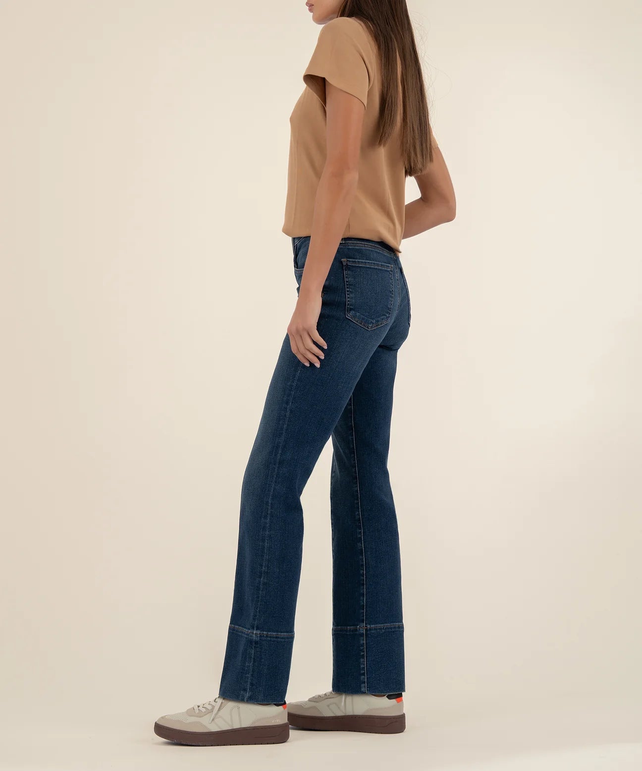 Kut Kelsey High Rise Jeans with Front Seam