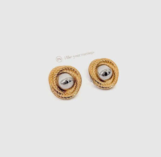 Two Tone Earrings
