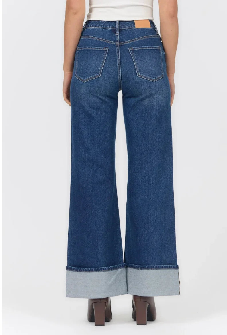 Fiona Wide Cuff Jeans by Dear John