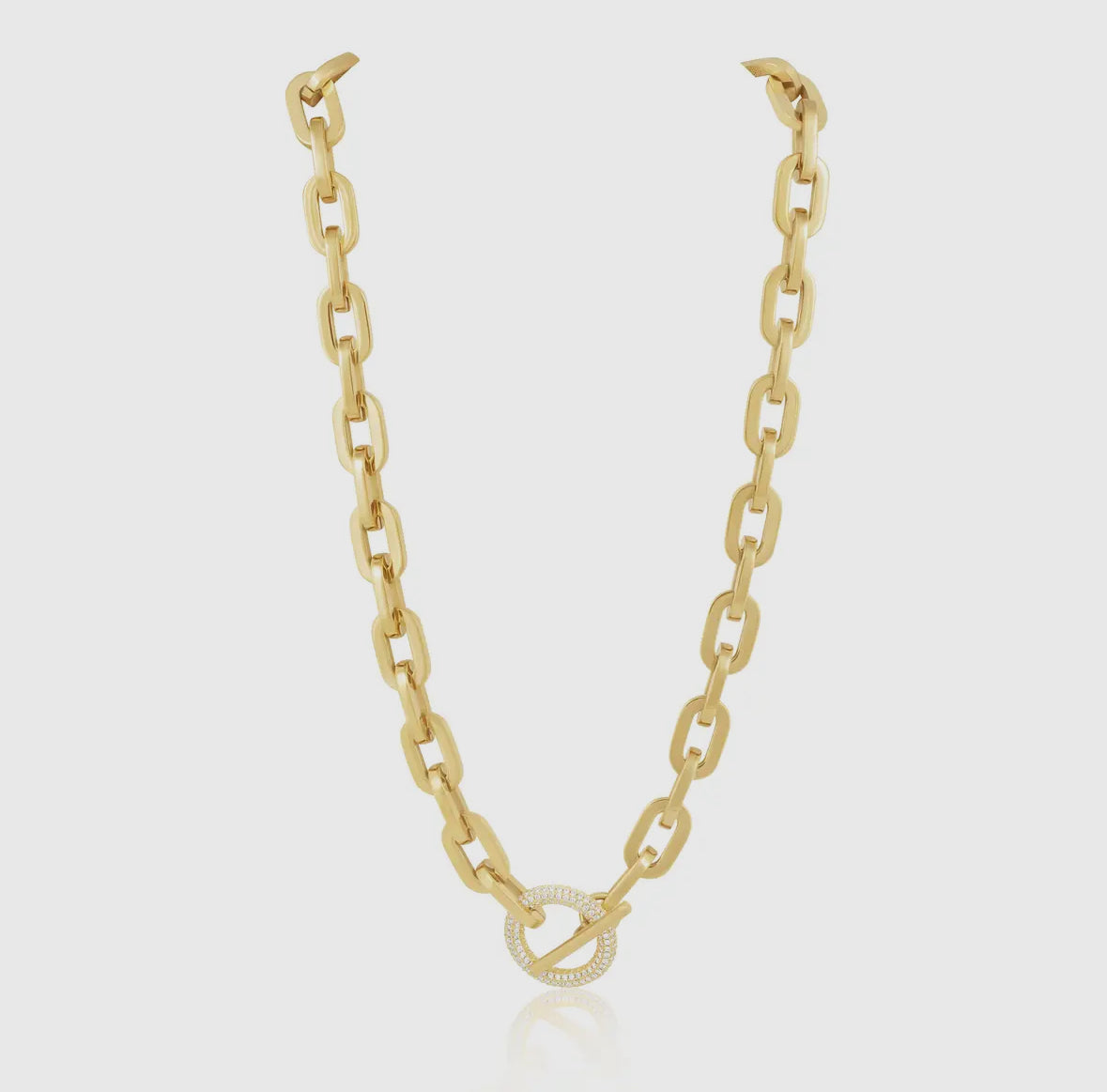 Rory Link Chain Toggle Necklace