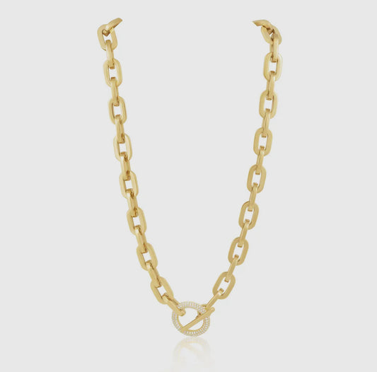 Rory Link Chain Toggle Necklace