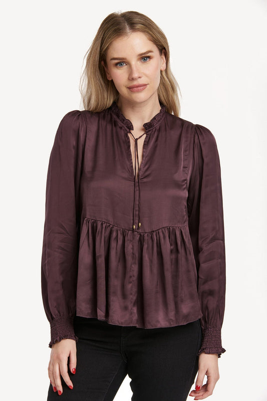 Jewel Long Sleeve Flowy Top